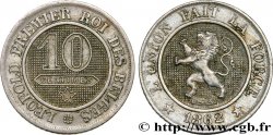 BELGIUM 10 Centimes lion 1862 