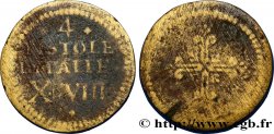 ITALIE - POIDS MONÉTAIRE Poids monétaire pour la pièce de quatre pistoles d’Italie n.d.