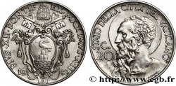 VATICAN AND PAPAL STATES 20 Centesimi frappe au nom de Pie XII an III / Saint Paul 1940 Rome