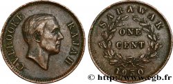 SARAWAK 1 Cent Sarawak Rajah C.V. Brooke 1930 Heaton - H