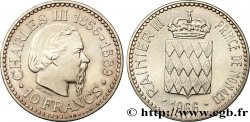MONACO 10 Francs Charles III 1966 Paris