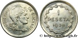 ESPAGNE - PAYS BASQUE 1 Peseta Gouvernement d’Euskadi 1937 Bruxelles