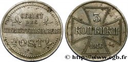 ALLEMAGNE 3 Kopecks Monnaie d’occupation du commandement supérieur du front Est 1916 Berlin