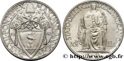 VATICAN ET ÉTATS PONTIFICAUX 2 Lire armes du Vatican, pontificat de Pie XII an IV / allégorie de la justice 1942 Rome