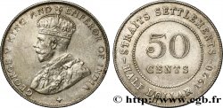 MALAYSIA - STRAITS SETTLEMENTS 50 Cents Georges V 1920