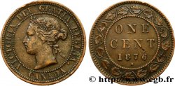 CANADA 1 Cent Victoria 1876 Heaton