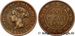 CANADA 1 Cent Victoria 1876 Heaton