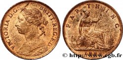 REGNO UNITO 1 Farthing Victoria “Bun Head” 1888