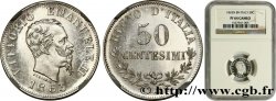 ITALIE 50 Centesimi Victor Emmanuel II Proof 1863 Naples