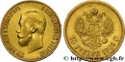 RUSIA 10 Roubles Nicolas II 1901 Saint-Petersbourg