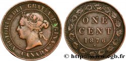 CANADA 1 Cent Victoria 1876 Heaton