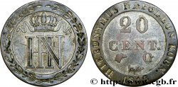 ALLEMAGNE - ROYAUME DE WESTPHALIE - JÉRÔME NAPOLÉON 20 Centimes 1812 Cassel