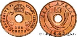 AFRICA DI L EST BRITANNICA  10 Cents (Georges VI) 1945 South Africa - SA