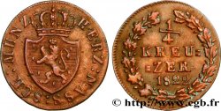 GERMANY - NASSAU 1/4 Kreuzer 1822