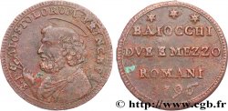 VATICAN ET ÉTATS PONTIFICAUX 2 1/2 Baiocchi St Pierre 1796 Rome