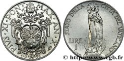 VATICAN ET ÉTATS PONTIFICAUX 1 Lire frappe au nom de Pie XI an X / Vierge sur un globe 1931 Rome
