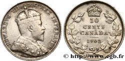 CANADá
 10 Cents Édouard VII 1902 