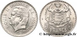 MONACO 5 Francs Louis II 1945 Paris