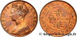 HONG KONG 1 Cent Victoria 1877