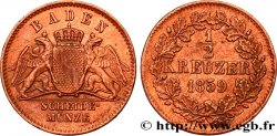 GERMANY - BADEN 1/2 Kreuzer Grand-Duché de Bade 1859