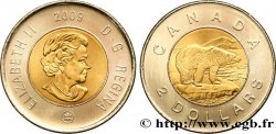 CANADA 2 Dollars Elisabeth II / Ours polaire 2009