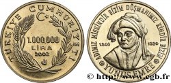 TURQUIE 1.000.000 Lira le poète turc Yunus Emre (1240-1320) 2002 