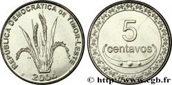 TIMOR 5 Centavos plant de riz 2004