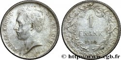 BELGIQUE 1 Franc Albert Ier légende flamande 1914