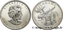 KANADA 5 Dollars (1 once) Proof Elisabeth II / élan 2012
