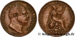 UNITED KINGDOM 1 Farthing Guillaume IV 1834