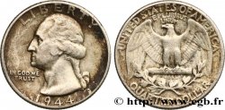 UNITED STATES OF AMERICA 1/4 Dollar Georges Washington 1944 Philadelphie