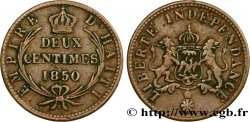 HAÏTI 2 Centimes Empire d’Haiti emblème 1850 