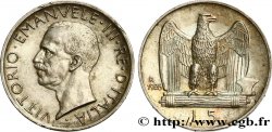 ITALIA 5 Lire Victor Emmanuel III 1926 Rome