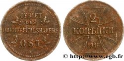 ALLEMAGNE 2 Kopecks Monnaie d’occupation du commandement supérieur du front Est 1916 Berlin - A