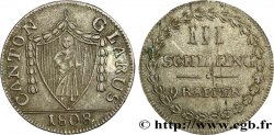 SUISSE - CANTON DE GLARIS 3 Schilling (9 Rappen) canton de Glarus 1808