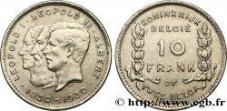 BELGIQUE 10 Frank (Francs) - 2 Belga Centenaire de l’Indépendance - légende Flamande 1930