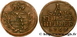 ALLEMAGNE - SAXE-COBOURG-SAALFELD 1 (Saalfelder) Heller 1762