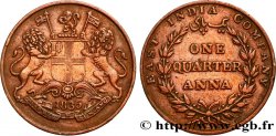 BRITISH INDIA 1/4 Anna East India Company 1835 Calcutta