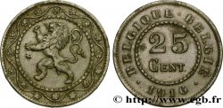 BELGIUM 25 Centimes 1916 