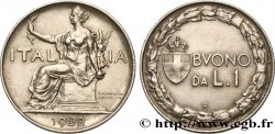 ITALY 1 Lira (Buono da L.1) Italie assise 1922 Rome - R