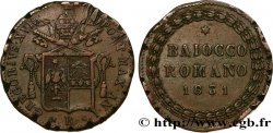 VATICAN AND PAPAL STATES Baiocco 1831 Rome