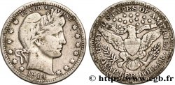 UNITED STATES OF AMERICA 1/4 Dollar Barber 1914 Philadelphie