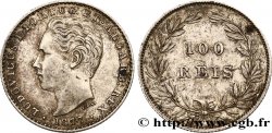 PORTOGALLO 100 Réis Louis Ier 1877