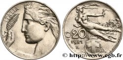 ITALIE 20 Centesimi allégorie de la Liberté 1921 Rome - R