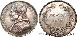 VATICAN AND PAPAL STATES Scudo Pie IX an IX 1854 Rome