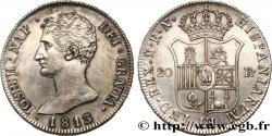 ESPAGNE - ROYAUME D ESPAGNE - JOSEPH NAPOLÉON 20 Reales ou 5 Pesetas 1813 Madrid SUP/SUP+