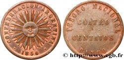 ARGENTINE 4 Centavos Confédération Argentine 1854 Birmingham