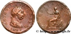 ROYAUME-UNI 1 Penny Georges III tête laurée 1806 Soho