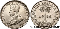 AFRIQUE OCCIDENTALE BRITANNIQUE 1 Shilling Georges V 1914 Heaton