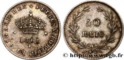 PORTUGAL 50 Réis Pierre V 1861